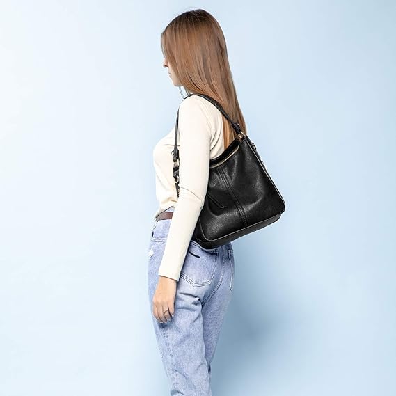 Liore Bags Designer Hobo Crossbody Purse - Premium Shoulder Handbag for Women