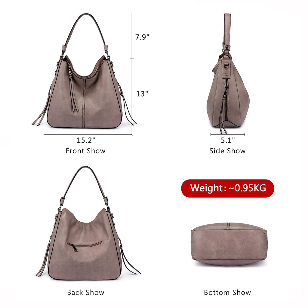 Liore Bags Designer Hobo Crossbody Purse - Premium Shoulder Handbag for Women