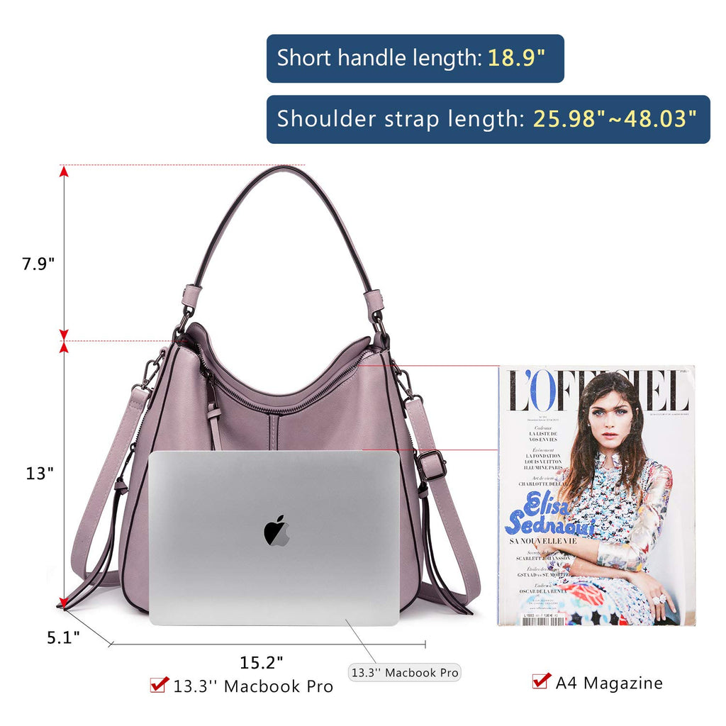 Liore Bags Designer Hobo Crossbody Purse - Premium Shoulder Handbag for Women