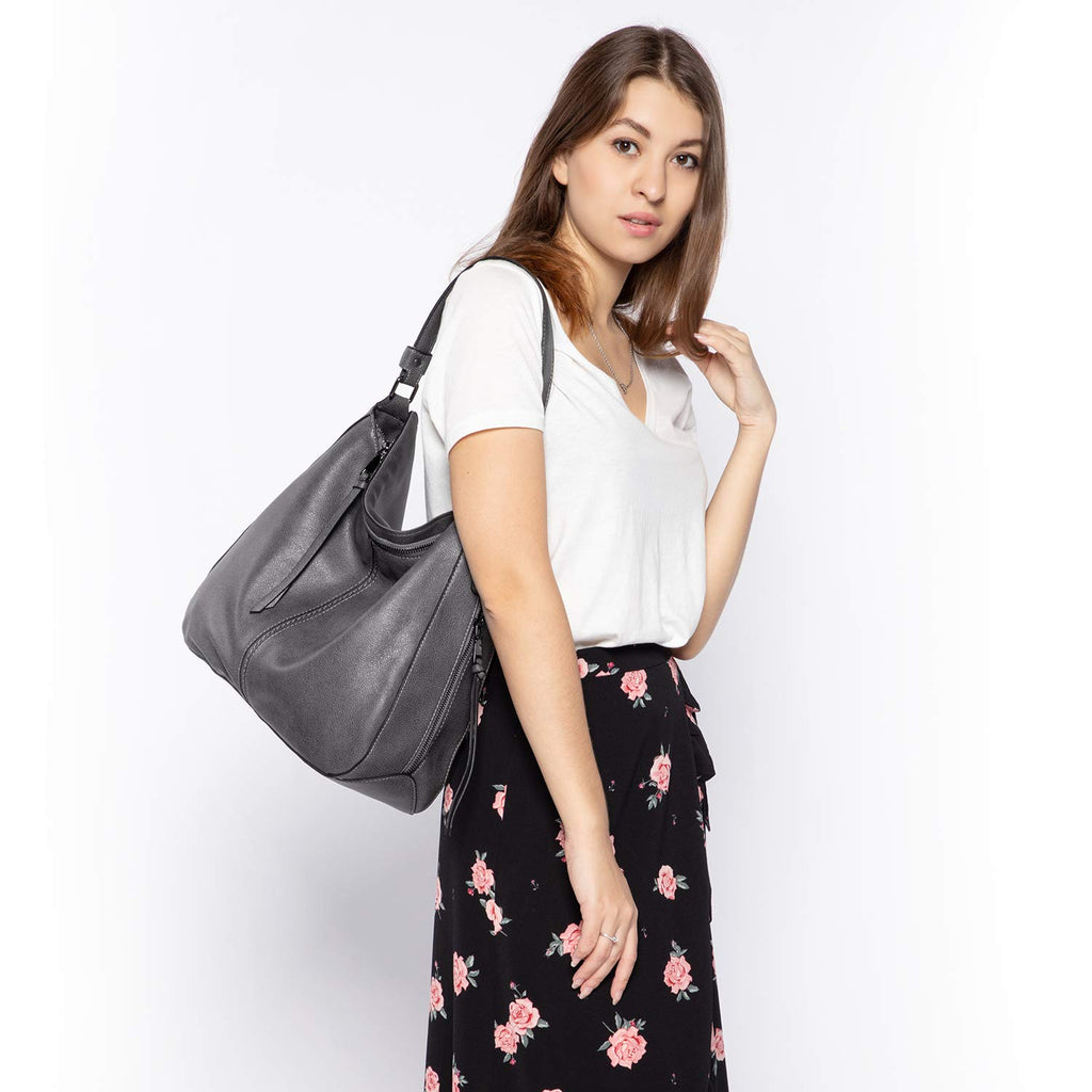 Liore Bags Designer Hobo Crossbody Purse - Premium Shoulder Handbag for Women