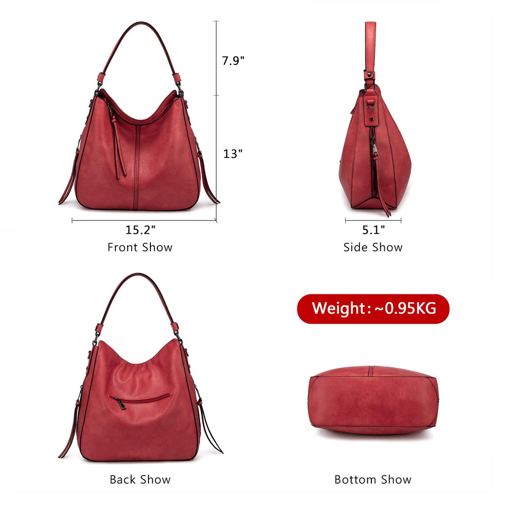 Liore Bags Designer Hobo Crossbody Purse - Premium Shoulder Handbag for Women