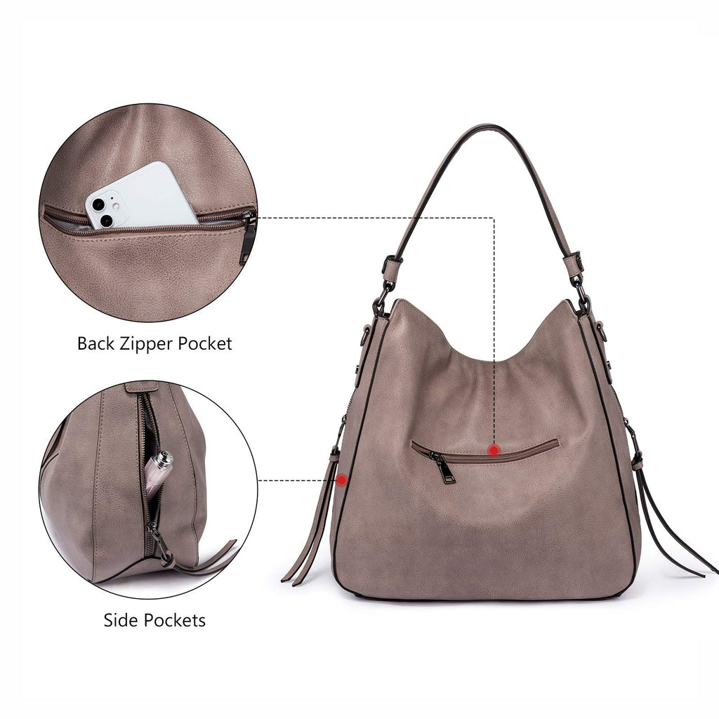 Liore Bags Designer Hobo Crossbody Purse - Premium Shoulder Handbag for Women