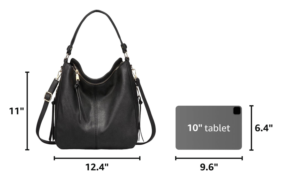 Liore Bags Designer Hobo Crossbody Purse - Premium Shoulder Handbag for Women