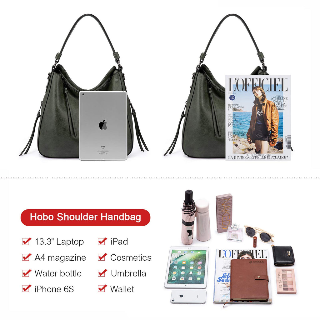 Liore Bags Designer Hobo Crossbody Purse - Premium Shoulder Handbag for Women