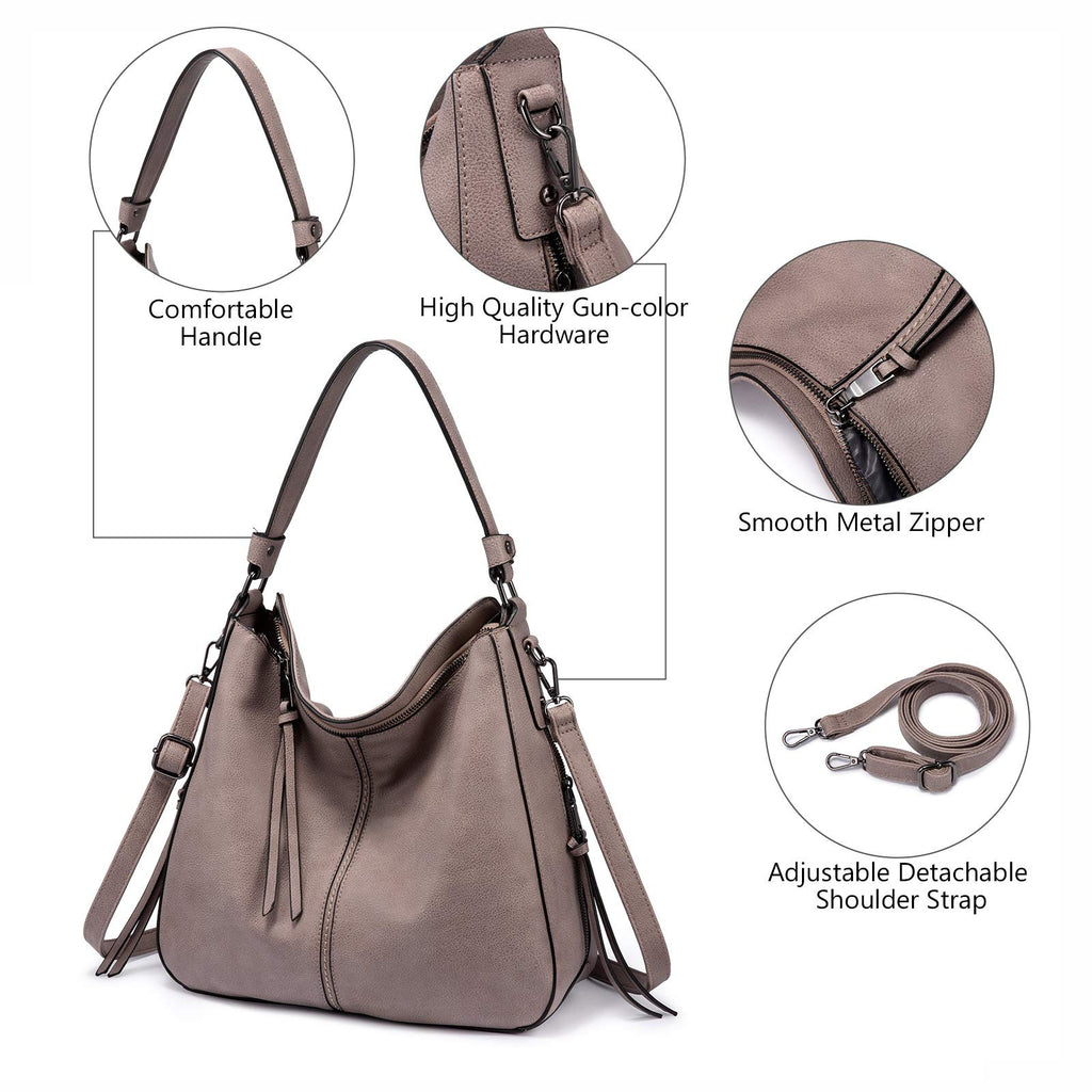 Liore Bags Designer Hobo Crossbody Purse - Premium Shoulder Handbag for Women