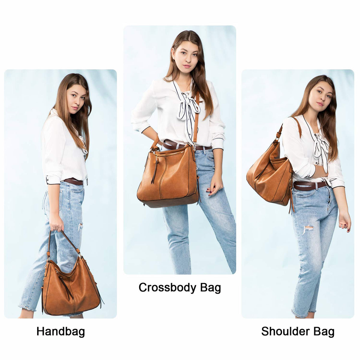 Liore Bags Designer Hobo Crossbody Purse - Premium Shoulder Handbag for Women