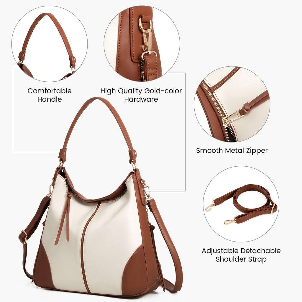 Liore Bags Designer Hobo Crossbody Purse - Premium Shoulder Handbag for Women