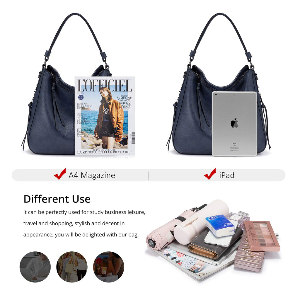 Liore Bags Designer Hobo Crossbody Purse - Premium Shoulder Handbag for Women