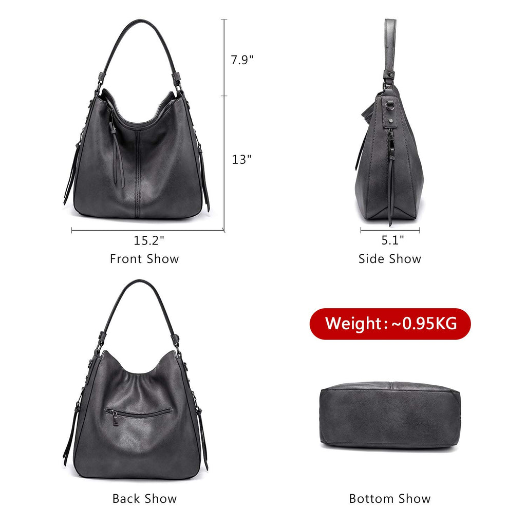 Liore Bags Designer Hobo Crossbody Purse - Premium Shoulder Handbag for Women