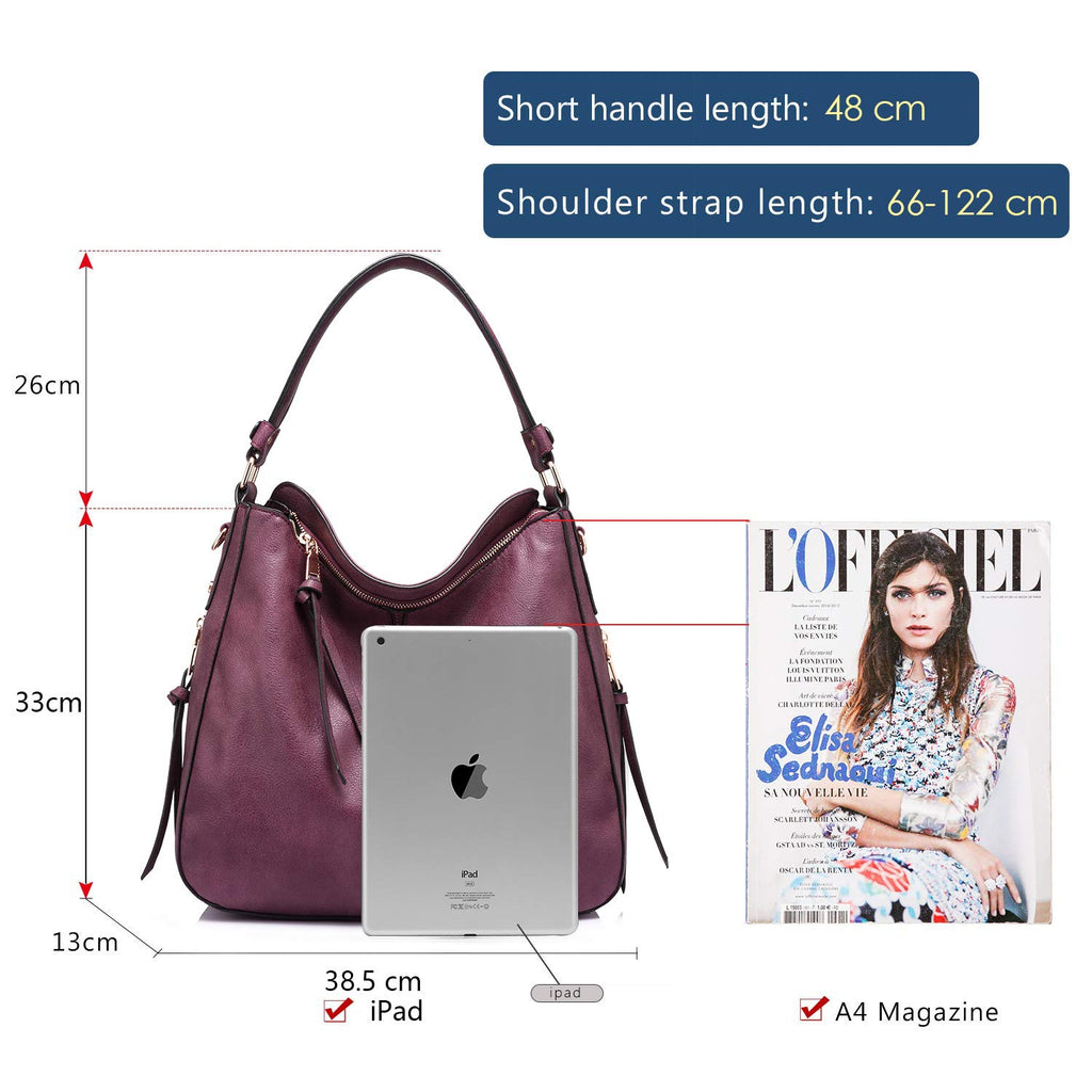 Liore Bags Designer Hobo Crossbody Purse - Premium Shoulder Handbag for Women
