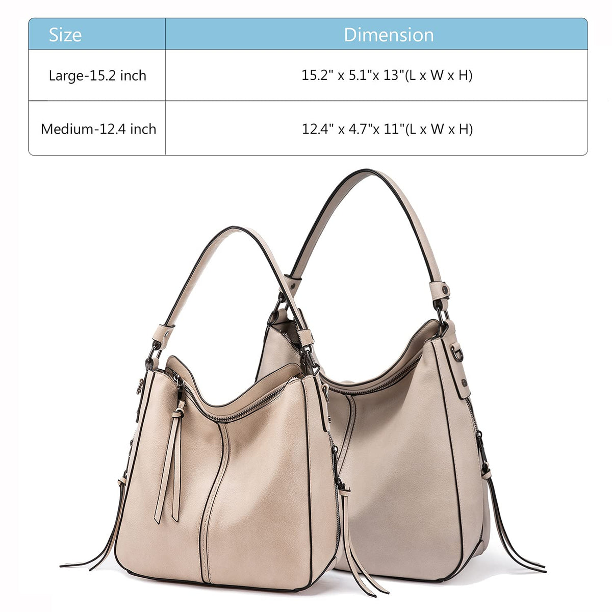Liore Bags Designer Hobo Crossbody Purse - Premium Shoulder Handbag for Women
