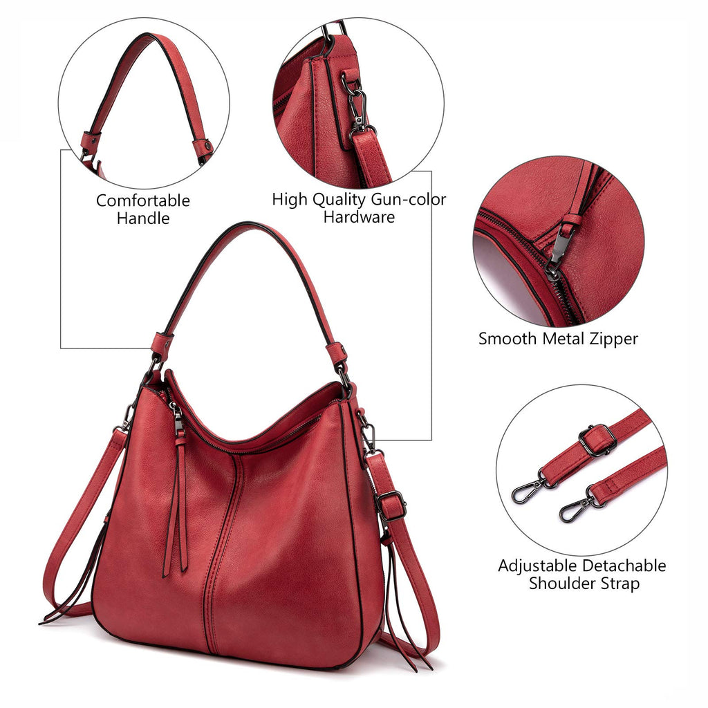 Liore Bags Designer Hobo Crossbody Purse - Premium Shoulder Handbag for Women