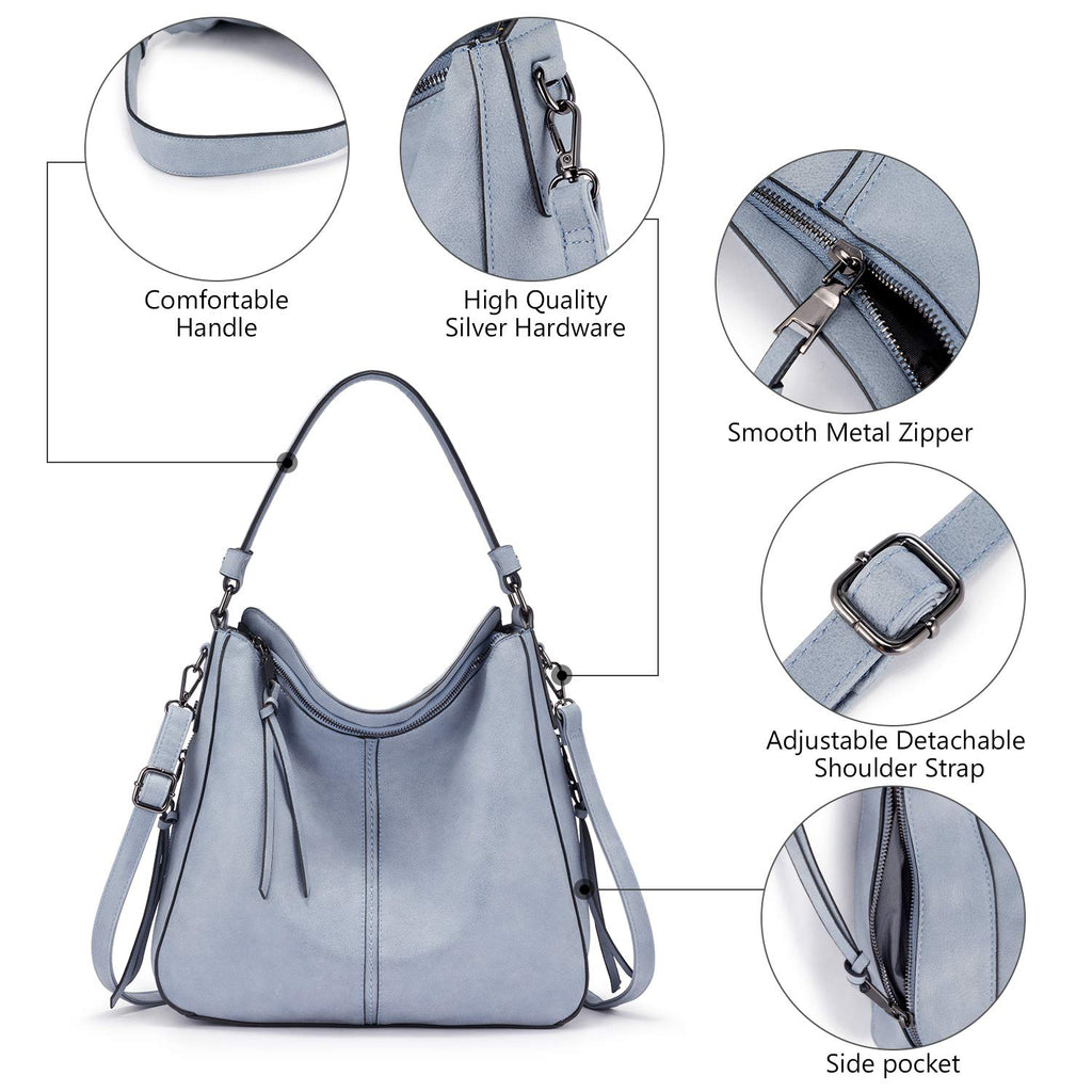 Liore Bags Designer Hobo Crossbody Purse - Premium Shoulder Handbag for Women