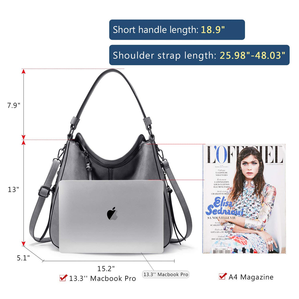 Liore Bags Designer Hobo Crossbody Purse - Premium Shoulder Handbag for Women