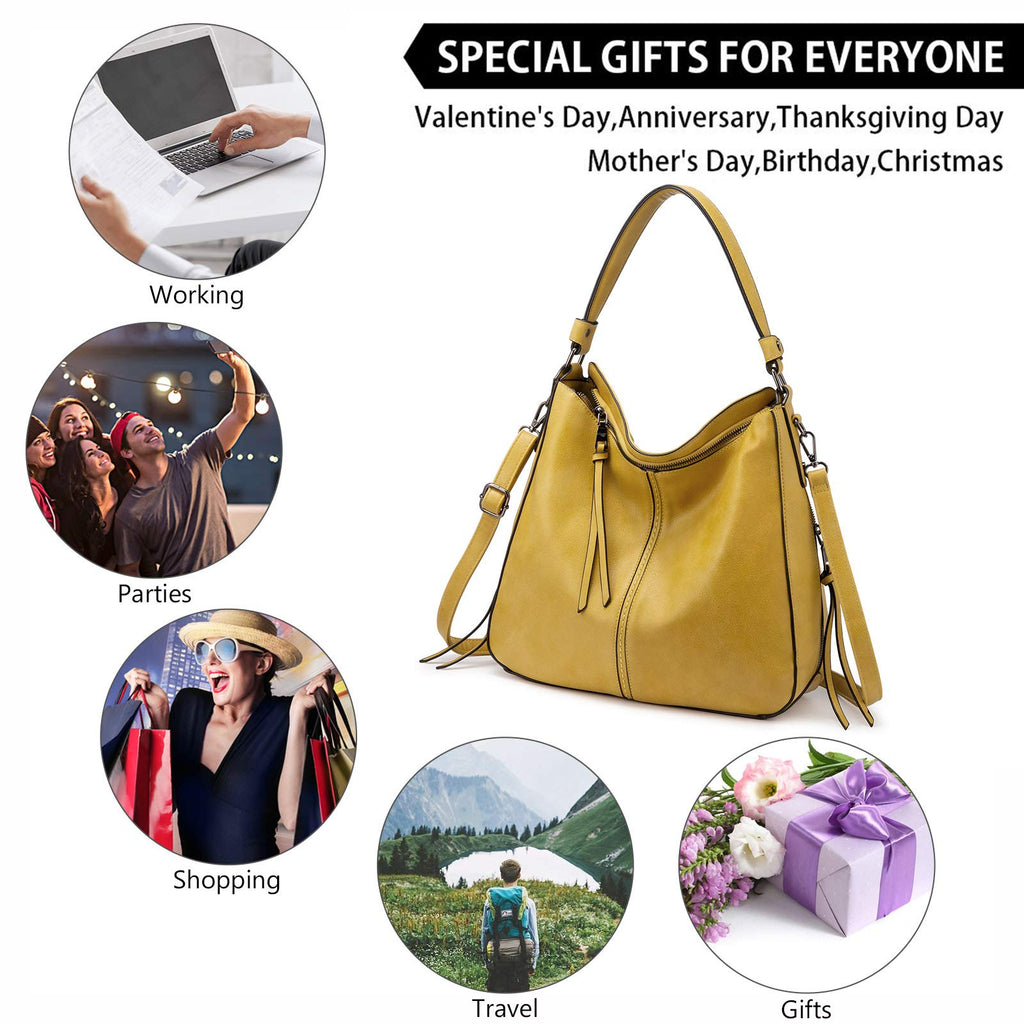 Liore Bags Designer Hobo Crossbody Purse - Premium Shoulder Handbag for Women