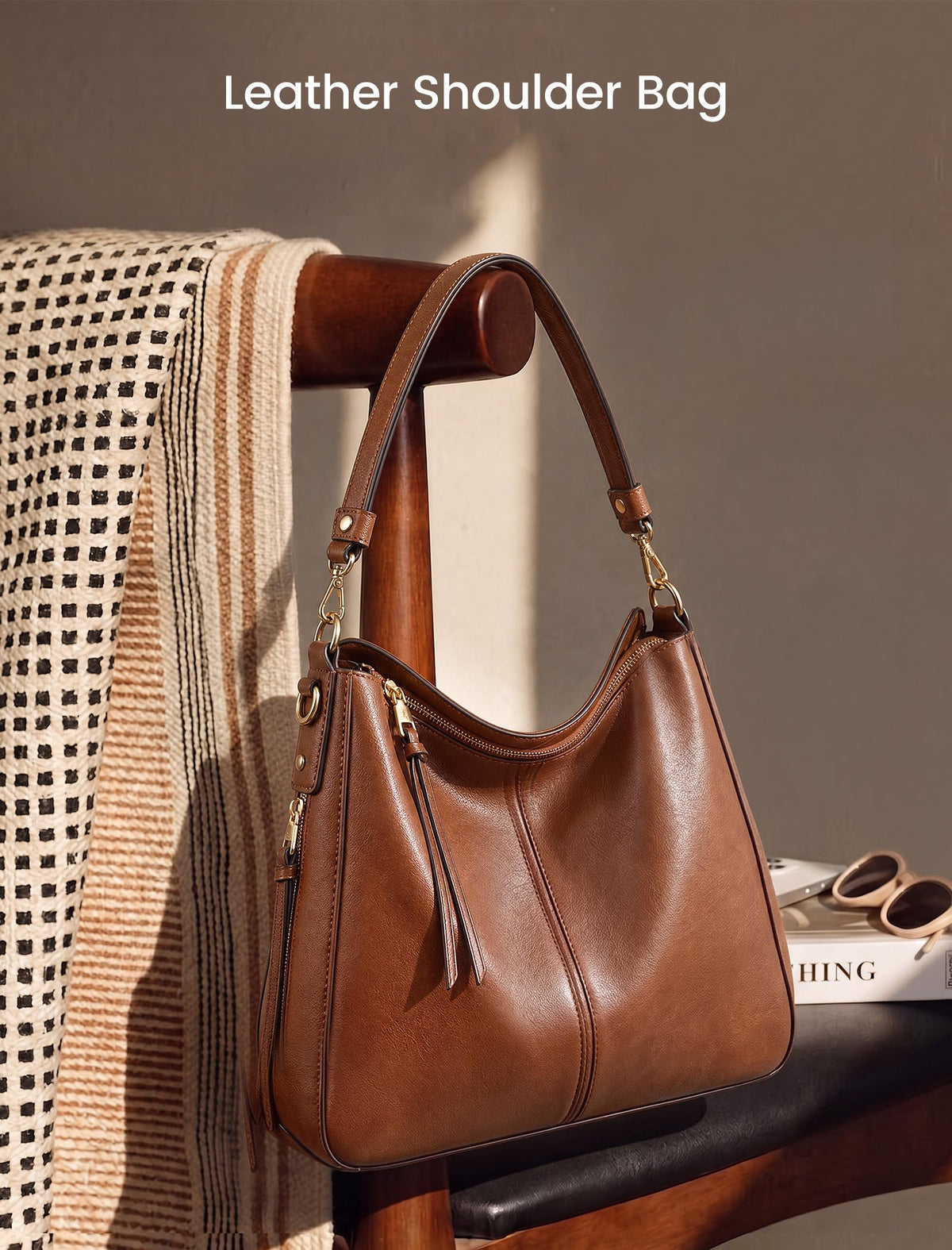 Liore Bags Designer Hobo Crossbody Purse - Premium Shoulder Handbag for Women