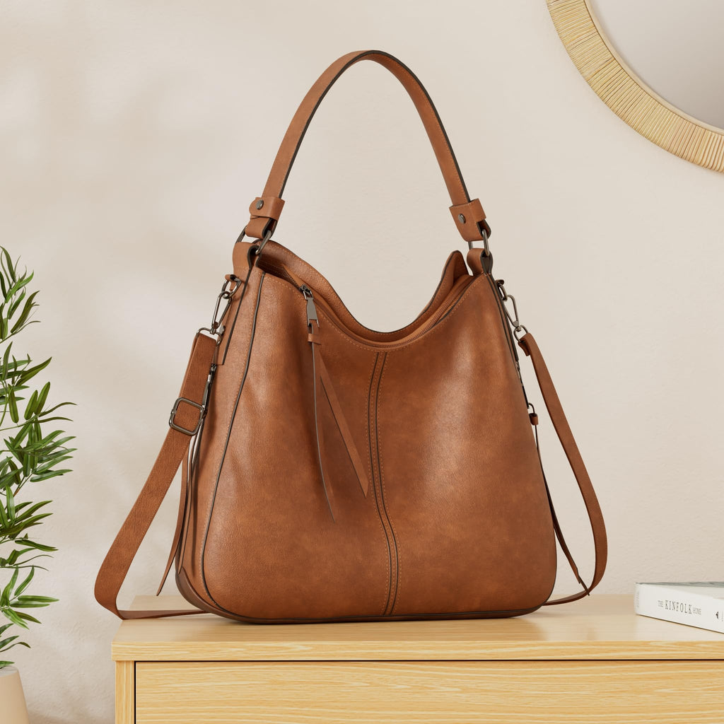 Liore Bags Designer Hobo Crossbody Purse - Premium Shoulder Handbag for Women