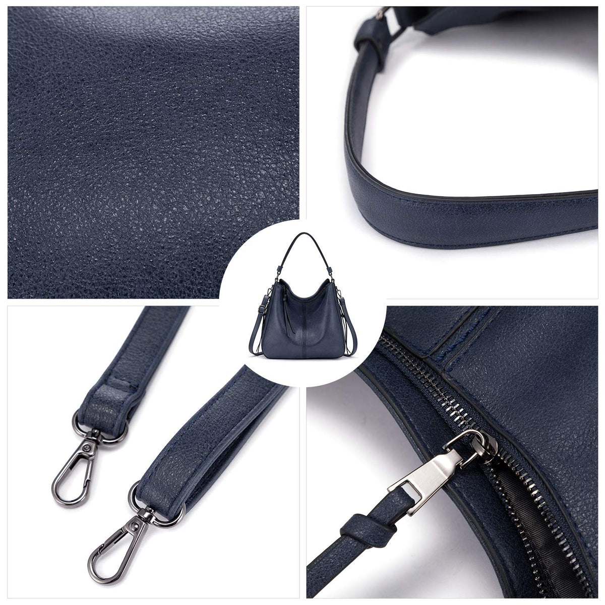 Liore Bags Designer Hobo Crossbody Purse - Premium Shoulder Handbag for Women